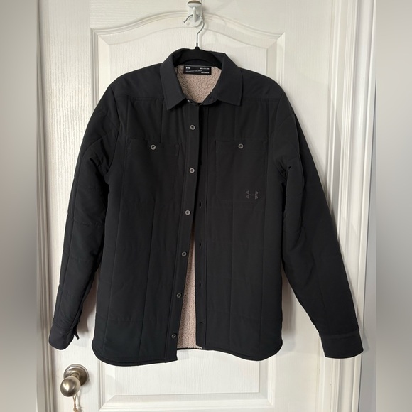 Under Armour Men's Black Shirt Jacket - Picture 2 of 6